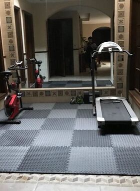 泡沫地垫黑色加厚爬行拼接