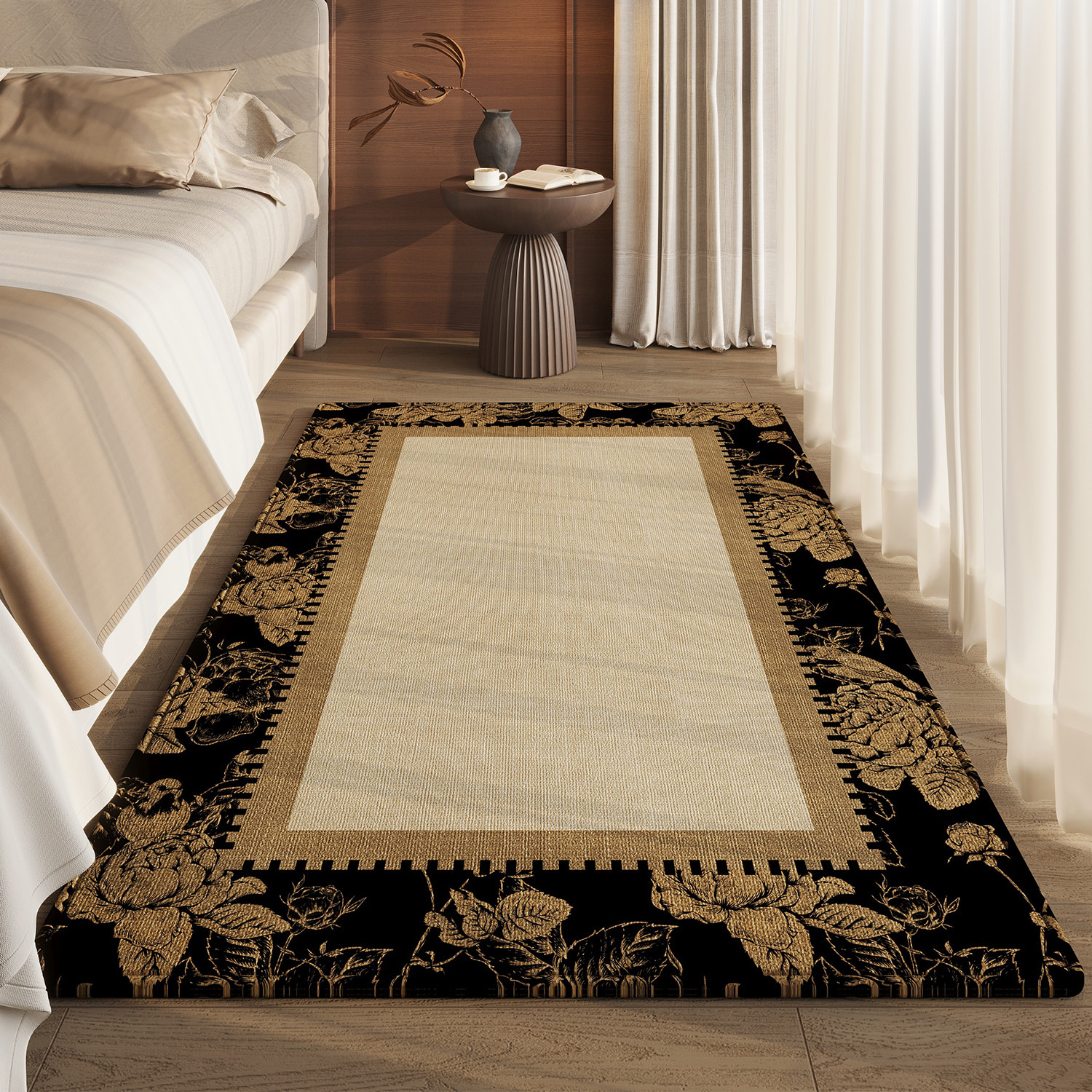 新疆包邮中古风卧室床边地毯家用沙发脚垫床边床垫毯地客厅前防污,淘宝优惠券,粉丝福利购,淘宝优惠卷