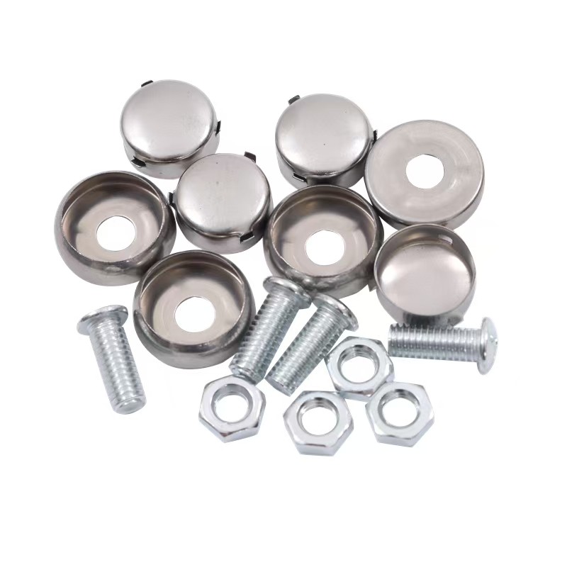 车牌螺帽盖扣不锈钢的小车牌照配件车牌固定螺扣防盗螺栓螺帽螺母,淘宝优惠券,粉丝福利购,淘宝优惠卷
