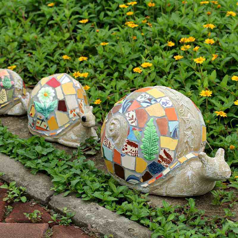 玫瑰小镇 花园装饰摆件兔子乌龟蜗牛庭院草地小动物创意落地造景,淘宝优惠券,粉丝福利购,淘宝优惠卷