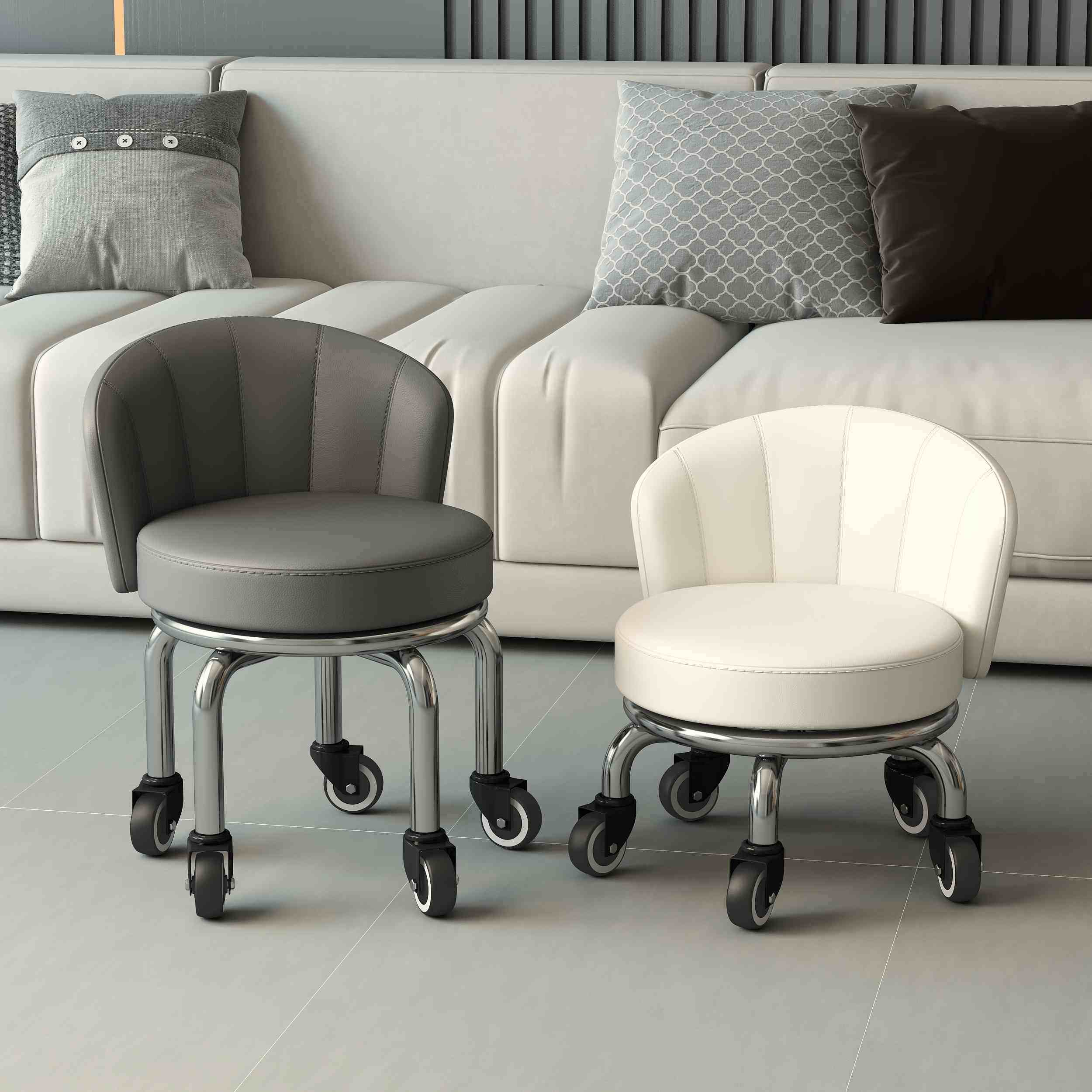 万向轮家用靠背小板凳滑轮矮凳圆凳美缝凳子移动凳子儿童学步凳,淘宝优惠券,粉丝福利购,淘宝优惠卷