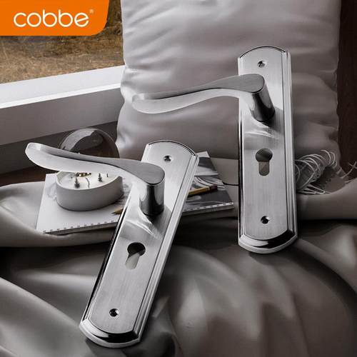 卡贝卧室门锁室内锁具免改孔老式门把手手柄房间门木门家用通用型 - 图0