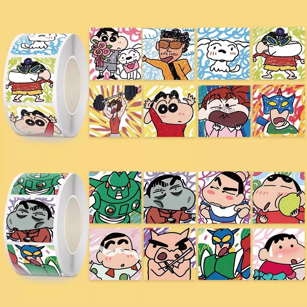 5620贴蜡笔小新贴纸动感超人卡通动画图案水杯手机壳行李箱装饰,淘宝优惠券,粉丝福利购,淘宝优惠卷