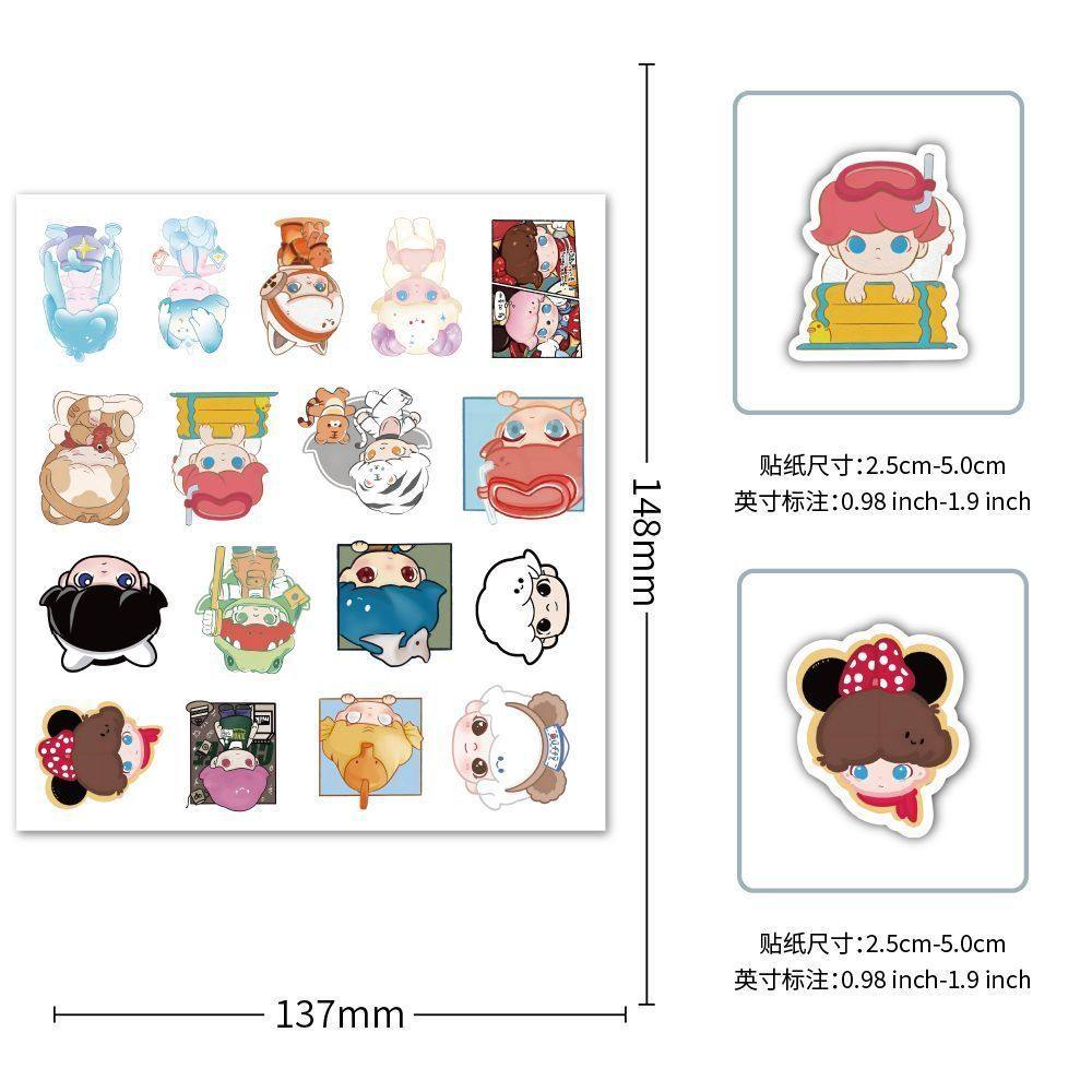 400张Dimoo泡泡贴纸马特卡通可爱人物高颜值周边装饰防水贴画diy,淘宝优惠券,粉丝福利购,淘宝优惠卷