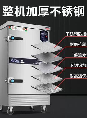商用蒸饭柜电蒸箱蒸包炉全自动蒸饭车220伏食堂蒸饭机380V微电脑