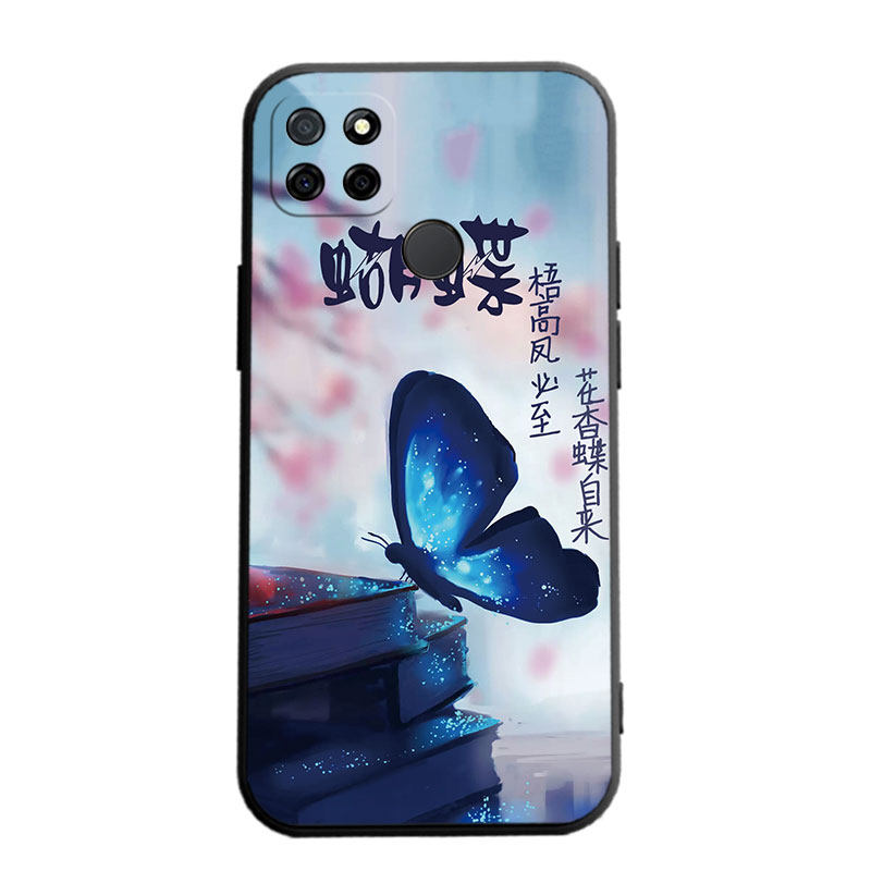 适用于realme真我Q2i 5G手机壳5g简约ralmeq2i卡通真我q2l软胶reaimeq2i中国风指环扣防摔保护套磨砂吉祥如意 - 图3