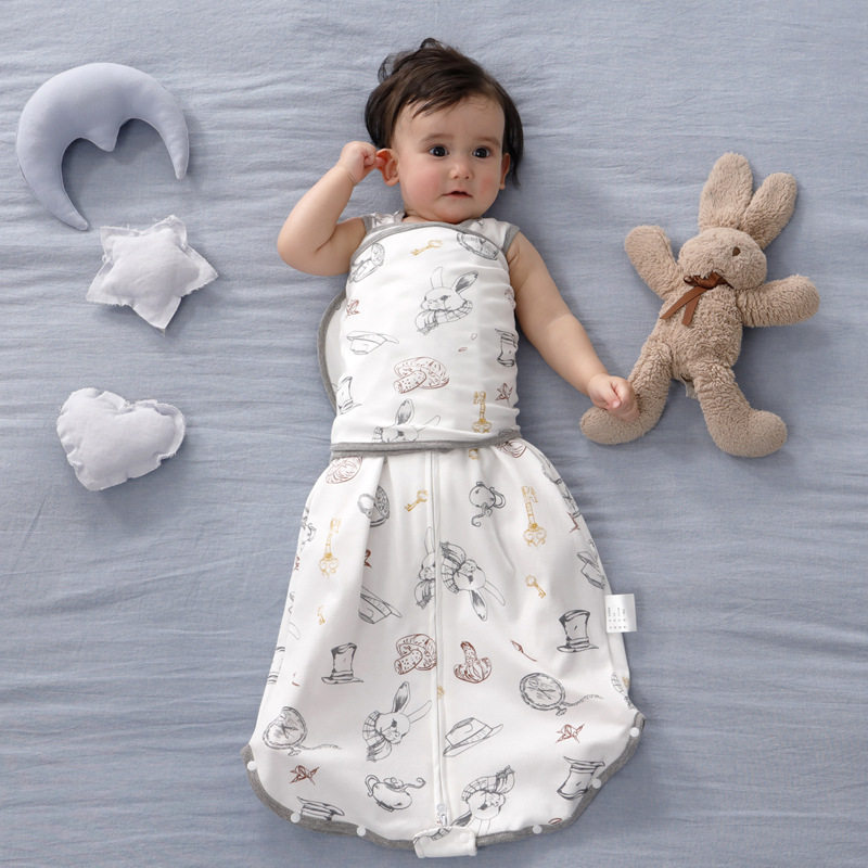 初新生婴儿襁褓睡袋防惊跳惊吓春夏四季通用薄款宝宝抱被防踢被子,淘宝优惠券,粉丝福利购,淘宝优惠卷