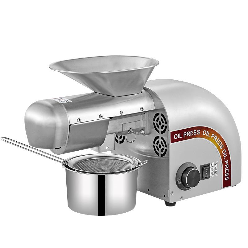 葵花籽全自动家用商用榨油机不锈钢小型榨油机家用榨油机 - 图0