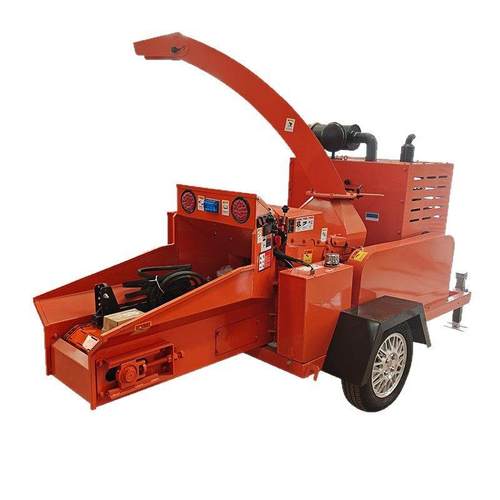 移动木材树枝粉碎机履带式园林枝条碎木机树皮花草秸秆木材粉碎机 - 图3