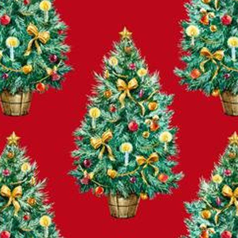 欧美风圣诞节麋鹿靠垫套 圣诞树图案靠垫 数码印花靠背抱枕套 - 图1