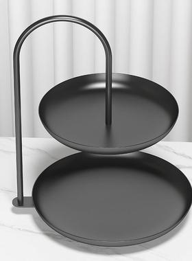 轻奢进门口入户玄关放钥匙收纳摆件现代简约鞋柜客厅的装饰品托盘