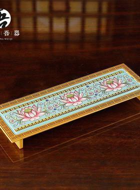 供水杯家用供奉关公财神供杯观音圣水杯佛前供佛杯合金莲花净水杯