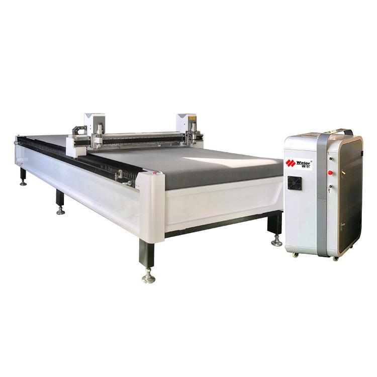 New energy PE material BIB sterile bag aluminum foil tonnage bag automatic cutting and shaping trimming CNC intelligent equipment