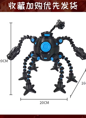 2026新品全套3D打印全能机器人超人总动员手办儿童模型摆件玩具男