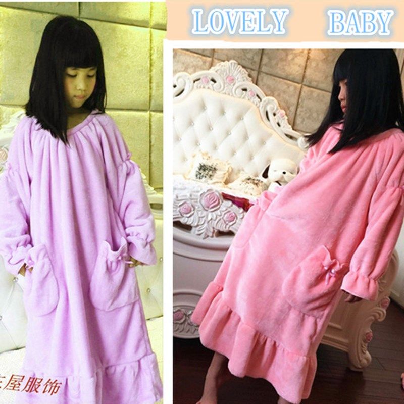 秋冬女童加厚保暖女士珊瑚法兰绒双面绒亲子母女宫廷公主睡裙睡衣,淘宝优惠券,粉丝福利购,淘宝优惠卷