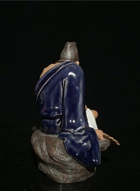 石湾公仔陶瓷济公摆件创意客厅玄关电视柜工艺品装饰人物特色礼品