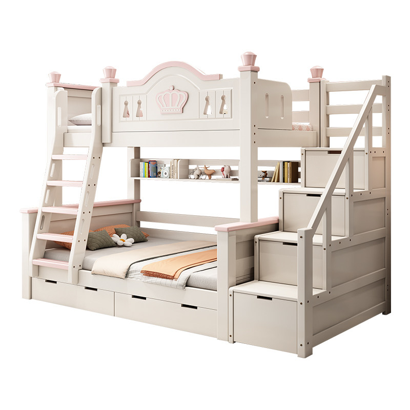 金多喜高低床上下铺双层床实木儿童床加高护栏上下床母子床子母床,淘宝优惠券,粉丝福利购,淘宝优惠卷