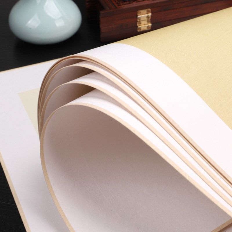 鸿猷文房绢布硬卡真丝熟绢没骨工笔画纯手工熟宣卡纸小楷书法软卡,淘宝优惠券,粉丝福利购,淘宝优惠卷