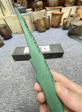 弘梅鲤鱼镇尺镇纸南部铁器笔置笔搁铁文镇文房四宝礼品把玩摆件毛