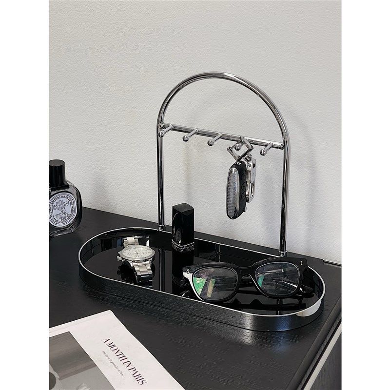 入户玄关进门口挂钥匙收纳置物架鞋柜摆件桌面首饰戒指杂物收纳盒,淘宝优惠券,粉丝福利购,淘宝优惠卷