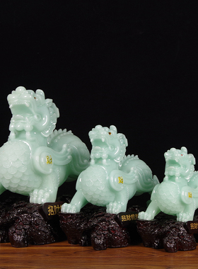 貔貅一对招财聚财貔恘家用客厅店铺办公室桌装饰公司开业礼品