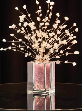 发财树摆件家居客厅酒柜电视柜装饰轻奢高档办公桌面店铺开业送礼