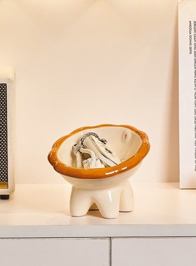 狮子放钥匙收纳玄关摆件客厅家居鞋柜入户门口装饰置物架乔迁礼物