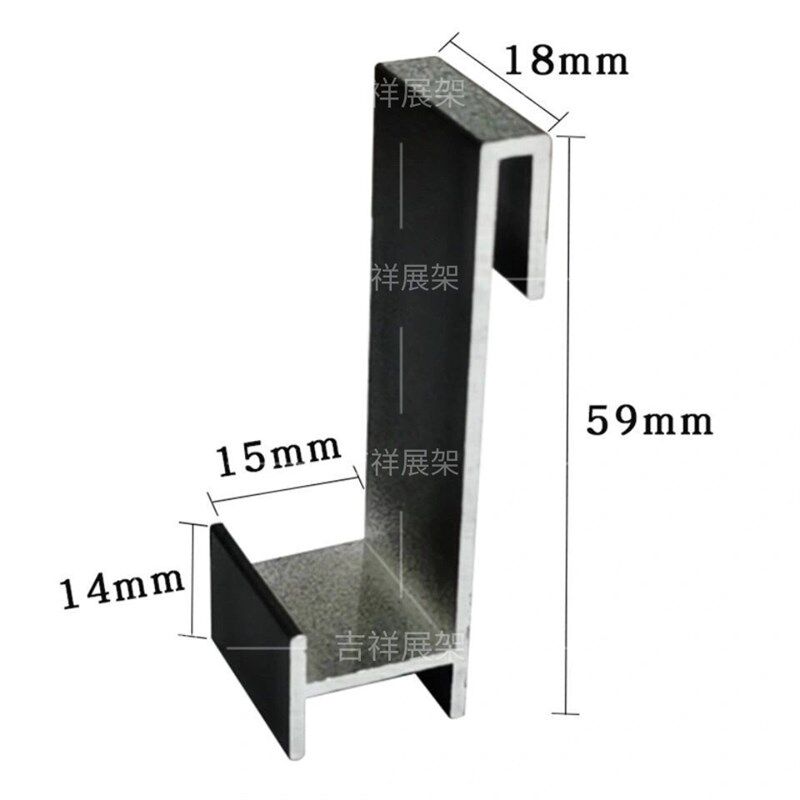 Tile display rack hook shrapnel crystal transparent middle hook hole plate punching tube floor tile pendant wall hook buckle