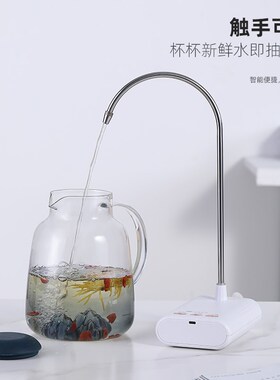 自动上水器茶壶抽水器桶装水电动水泵家用便携吸水器带锂电池
