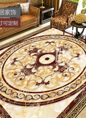 瓷砖自粘贴纸地面翻新茶几客厅地砖花纹过门石走廊装饰客厅地贴