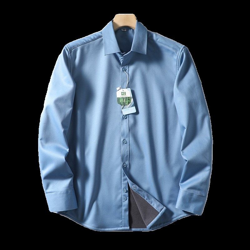 弹力竹纤维!加厚加绒!秋冬厚款保暖商务正装免烫抗皱长袖衬衫男,淘宝优惠券,粉丝福利购,淘宝优惠卷