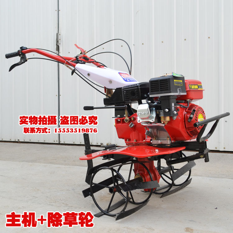 Multi-functional gasoline micro-tiller, full gear, small agricultural tiller, rotary tiller, household tiller, diesel tiller