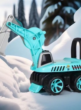 工程车1-3岁儿童挖掘机可骑可坐人宝宝挖土机玩具勾机挖土