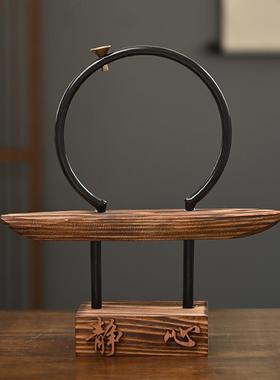 创意陶瓷无相佛禅意倒流香炉中式客厅香薰炉茶道桌面玄关装饰摆件