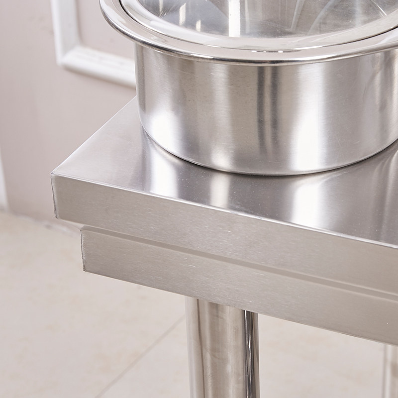 不锈钢工作台桌子双层厨房拆装操作台饭商用打荷台店切菜案板台面,淘宝优惠券,粉丝福利购,淘宝优惠卷