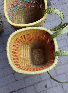 背小孩背篓背宝宝背篓竹A编竹制品竹篓竹背篓手工竹编