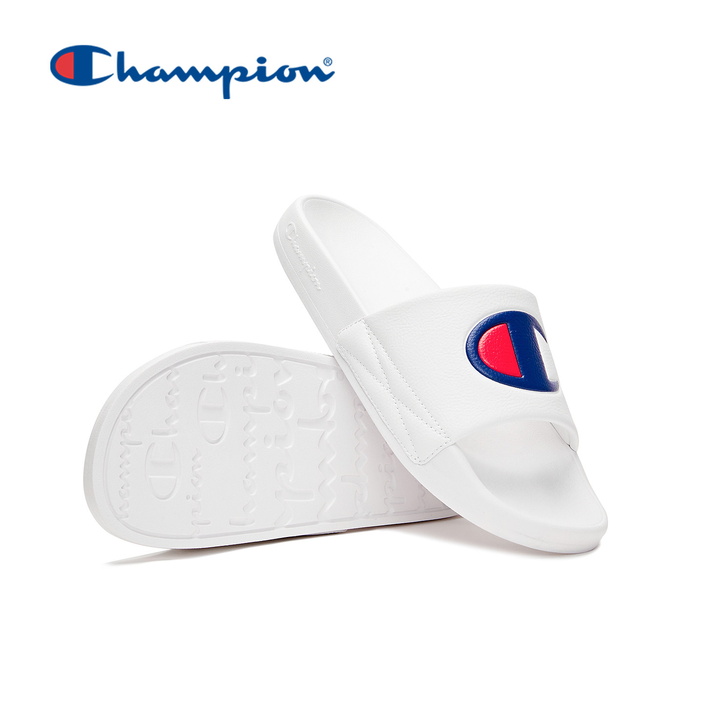 champion冠军经典款一字拖鞋居家外出凉拖大Clogo凉鞋男女同款,淘宝优惠券,粉丝福利购,淘宝优惠卷