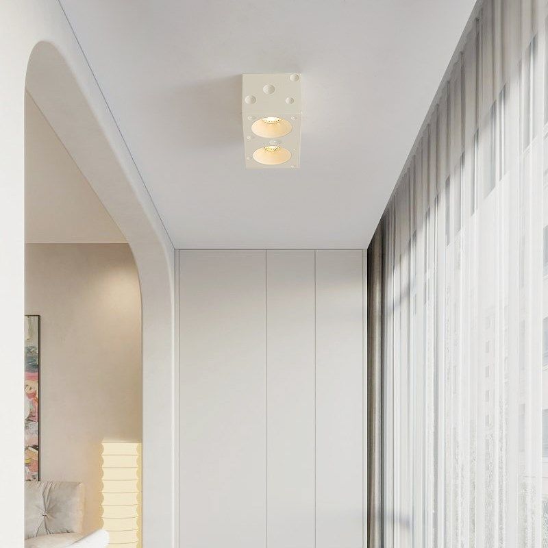 全光谱护眼客厅led明装射灯无主灯免开孔走廊玄关防眩光斗胆筒灯,淘宝优惠券,粉丝福利购,淘宝优惠卷