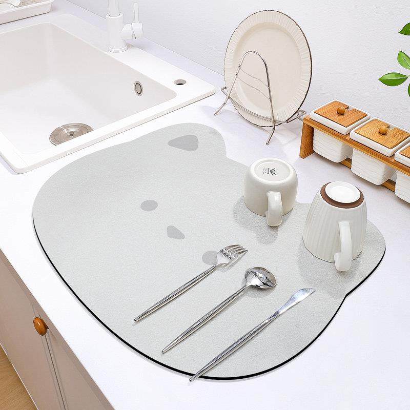 大江厨房沥水垫卡通台面控水垫洗菜盆碗筷茶杯垫桌面吧台吸水地垫,淘宝优惠券,粉丝福利购,淘宝优惠卷