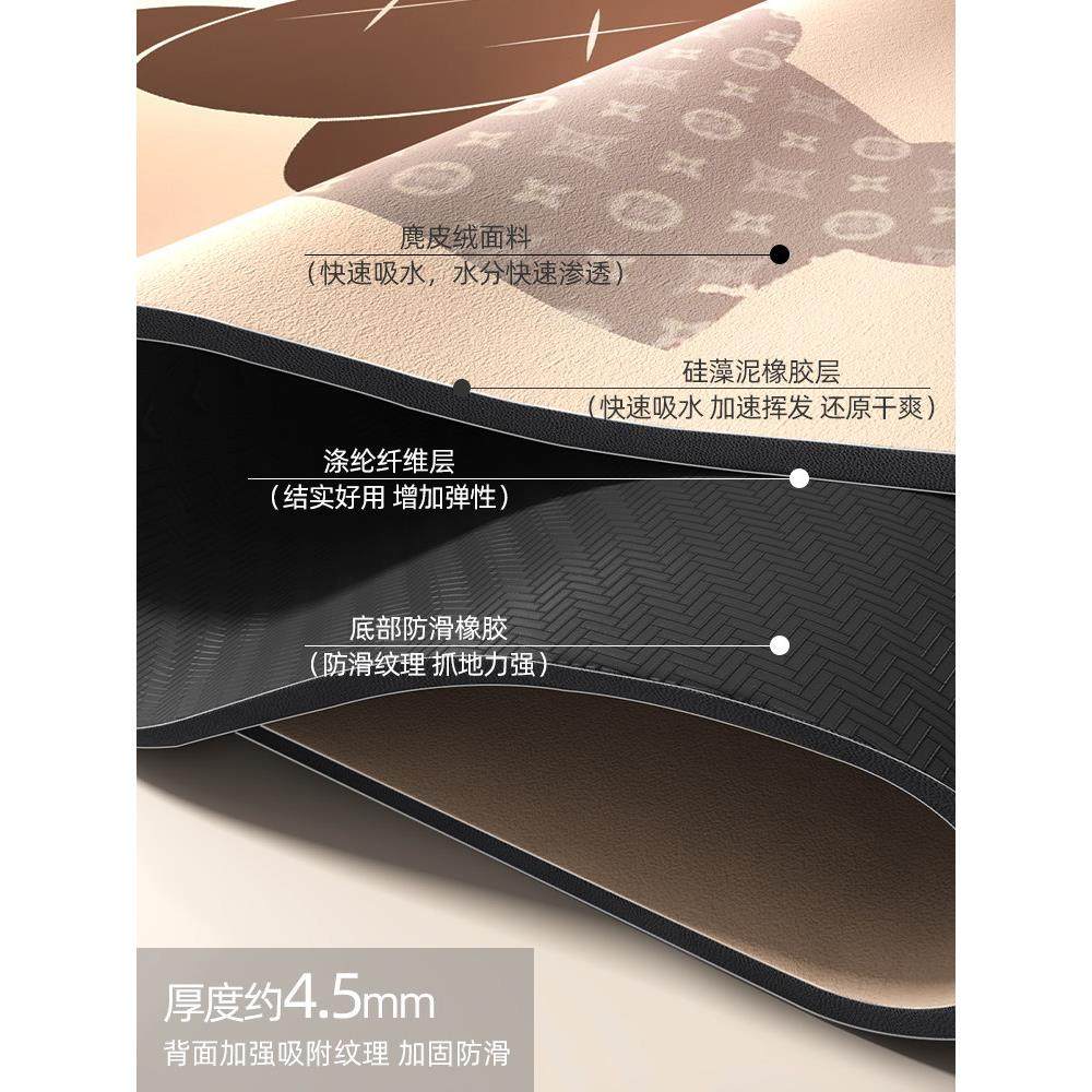 德国品质厨房台面排水垫硅藻泥水池边吸水垫桌面餐具干燥垫垫垫垫,淘宝优惠券,粉丝福利购,淘宝优惠卷