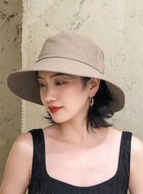 渔夫帽子女2026夏新款防晒帽遮阳棒帽球帽大头围太阳帽鸭舌帽批发