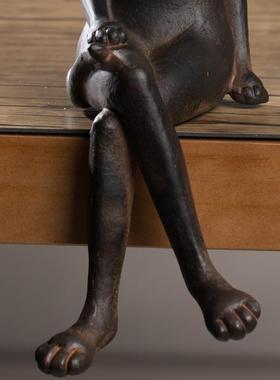 创意摆件家居饰品客厅桌面情侣猫咪欧式房间布置装饰品摆件节日礼