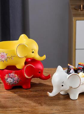 玄关门口放钥匙的收纳盒摆件客厅入户进门鞋柜轻奢现代托 托盘装