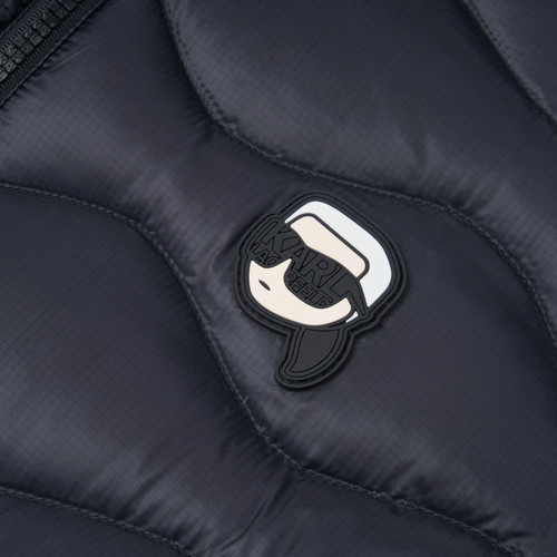 KARL LAGERFELD【90%鸭绒】连帽短款羽绒服25秋季新款老佛爷男装 - 图3