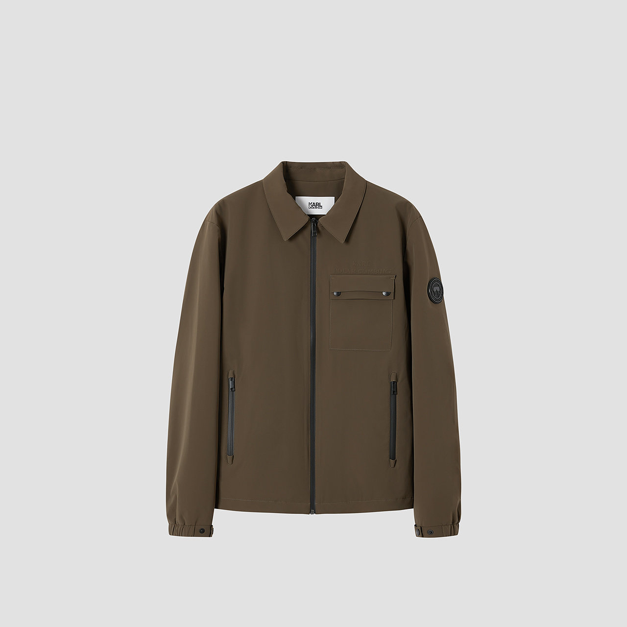 KARL LAGERFELD卡尔拉格斐行政通勤棉服夹克25秋季新款老佛爷男装,淘宝优惠券,粉丝福利购,淘宝优惠卷