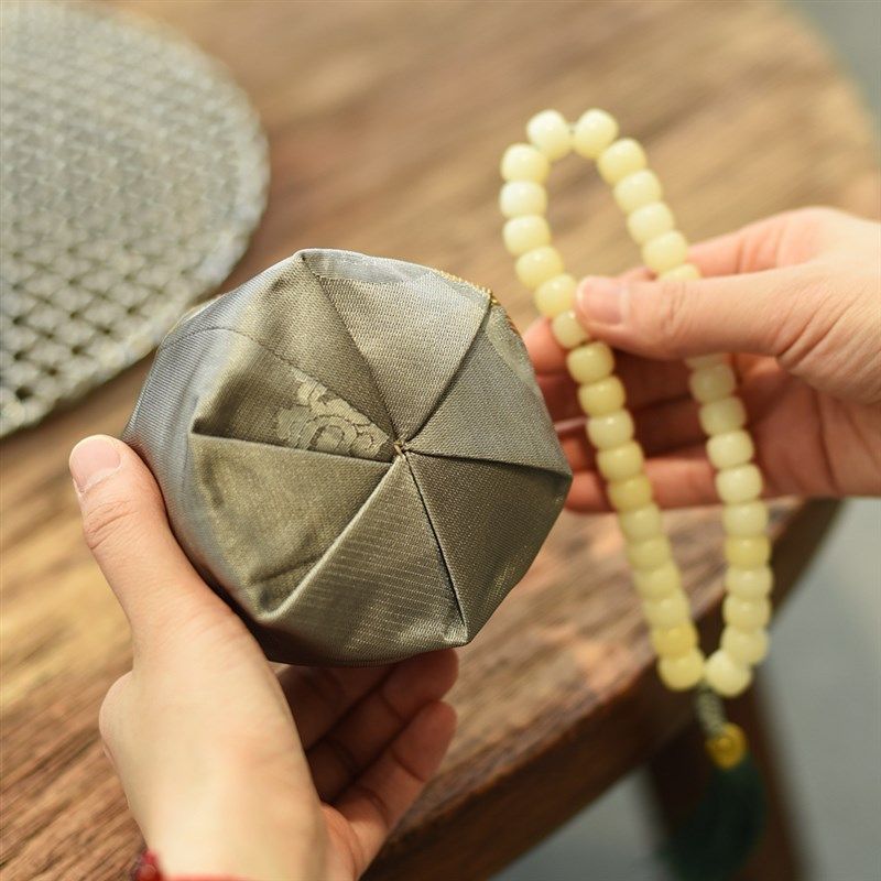 高档织锦缎抽绳束口茶杯收纳布袋子文玩手串手镯首饰包装袋加厚,淘宝优惠券,粉丝福利购,淘宝优惠卷