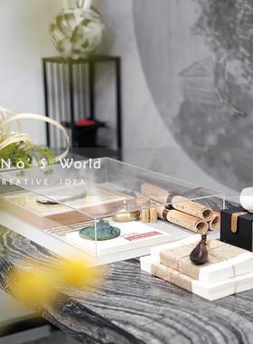 KINO奇诺新中式摆件套装组合轻奢样板间家居工艺礼品摆饰书房书桌