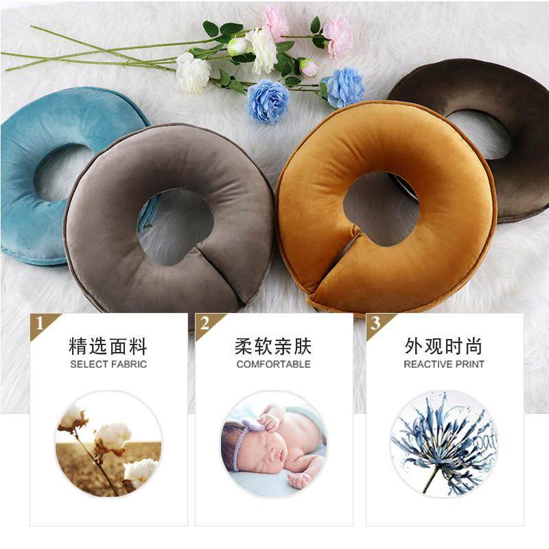 法兰绒美容院枕头趴枕乳胶按摩u型枕脸垫颈椎加大厚圆形有洞头枕,淘宝优惠券,粉丝福利购,淘宝优惠卷