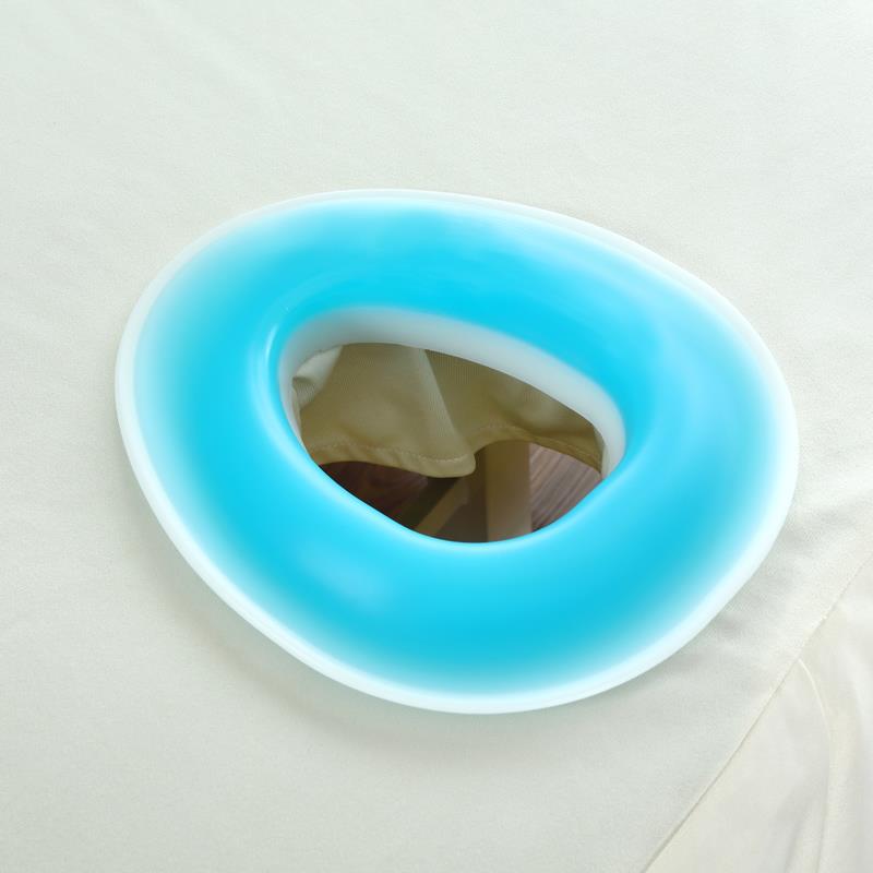 宁淘美容院矽胶趴枕美体养生推拿按摩spa床洞口垫脸枕U型圆形枕头 - 图0