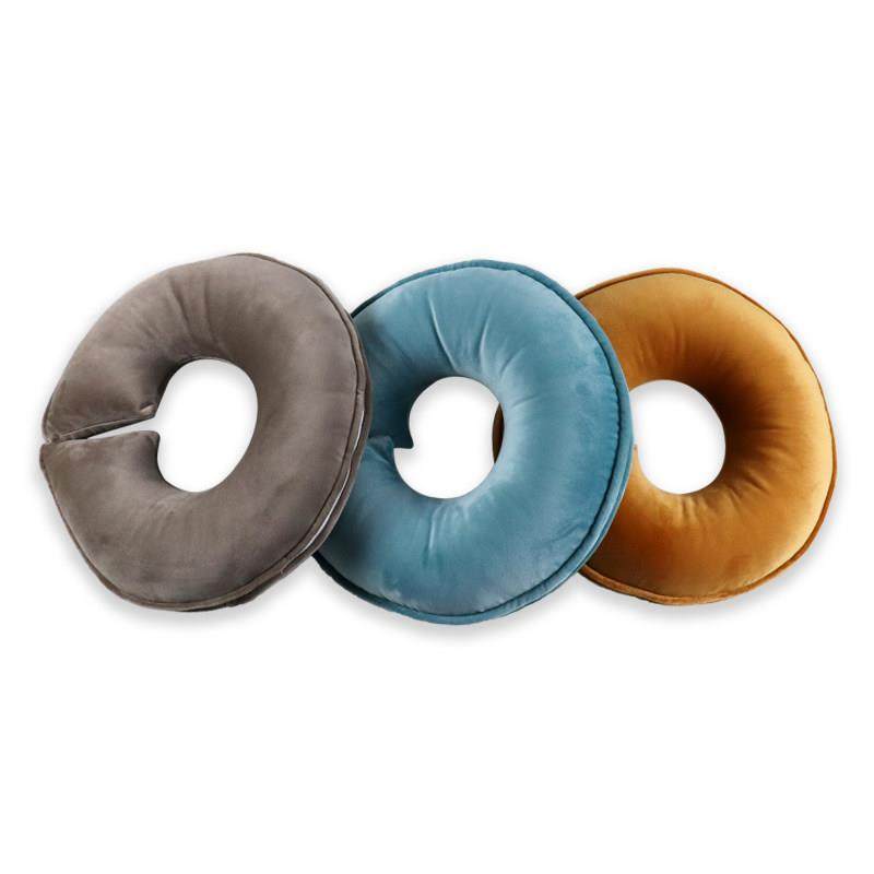 法兰绒美容院枕头趴枕乳胶按摩u型枕脸垫颈椎加大厚圆形有洞头枕,淘宝优惠券,粉丝福利购,淘宝优惠卷